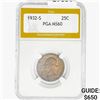 Image 1 : 1932-S Washington Silver Quarter PGA MS60