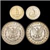 Image 2 : 1881-1936 Varied US Silver Coinage Lot [4 Coins] HIGH GRADE