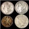 Image 1 : 1880-1922 Varied US Coinage Lot [4 Coins] HIGH GRADE