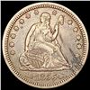 Image 1 : 1855 Arrows Seated Liberty Quarter NEARLY UNCIRCULATED