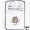 Image 1 : 1875-S Below Bow Seated Liberty Dime NGC AU50