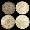 Image 2 : [4] 1881-1926 US Silver Dollar Lot [4 Coins] HIGH GRADE