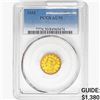 1855 $2.50 Gold Quarter Eagle PCGS AU50