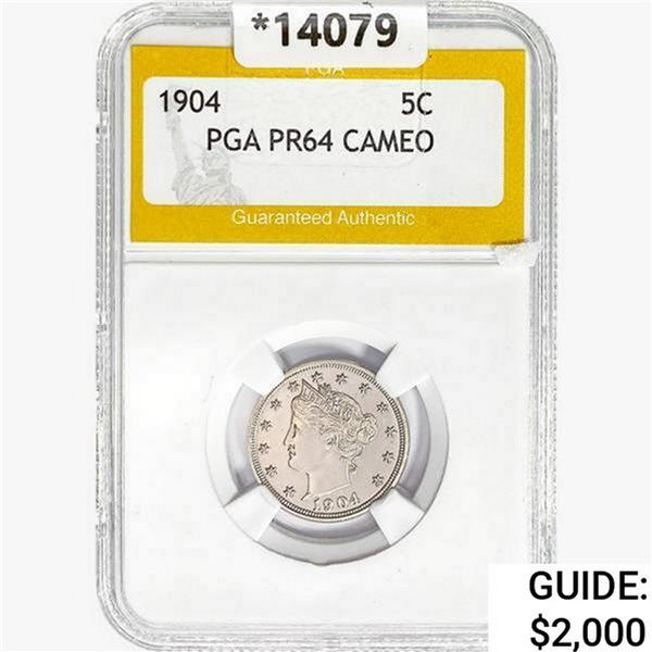 1904 Liberty Victory Nickel PGA PR64 CAMEO