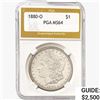 Image 1 : 1880-O Morgan Silver Dollar PGA MS64