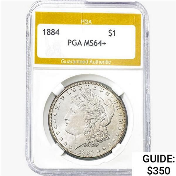 1884 Morgan Silver Dollar PGA MS64+