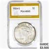 1924-S Silver Peace Dollar PGA MS65