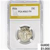 Image 1 : 1926 Standing Liberty Quarter PGA MS63 FH