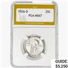 Image 1 : 1926-D Standing Liberty Quarter PGA MS67