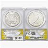 Image 2 : [2] 1921&1922-S Silver Dollars ANACS MS