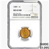 Image 1 : 1889 Indian Head Cent NGC MS65 RB