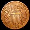 Image 1 : 1867 Two Cent Piece LIGHTLY CIRCULATED