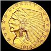 Image 1 : 1914-D $2.50 Gold Quarter Eagle CLOSELY UNCIRCULATED