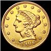 Image 1 : 1906 $2.50 Gold Quarter Eagle CLOSELY UNCIRCULATED