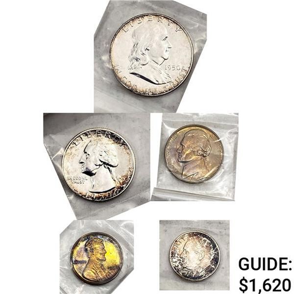 1950 US Proof Set [5 Coins]