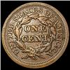 Image 2 : 1849 Braided Hair Large Cent LIGHTLY CIRCULATED