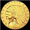Image 1 : 1914 $2.50 Gold Quarter Eagle UNCIRCULATED