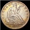 Image 1 : 1867-S Seated Liberty Half Dollar NEARLY UNCIRCULATED