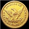 Image 2 : 1873 $2.50 Gold Quarter Eagle NICELY CIRCULATED