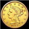 1857 $2.50 Gold Quarter Eagle NEARLY UNCIRCULATED