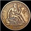 Image 1 : 1857 Seated Liberty Half Dollar CLOSELY UNCIRCULATED