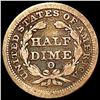 Image 2 : 1853-O Seated Liberty Half Dime NICELY CIRCULATED