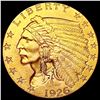 Image 1 : 1926 $2.50 Gold Quarter Eagle CLOSELY UNCIRCULATED