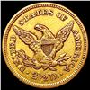 Image 2 : 1857 $2.50 Gold Quarter Eagle CLOSELY UNCIRCULATED