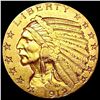 Image 1 : 1912 $5 Gold Half Eagle CLOSELY UNCIRCULATED