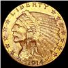 Image 1 : 1914-D $2.50 Gold Quarter Eagle CLOSELY UNCIRCULATED