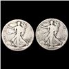 Image 1 : [2] 1916 Walking Liberty Half Dollar HIGH GRADE