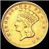 Image 1 : 1856 Rare Gold Dollar CLOSELY UNCIRCULATED