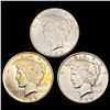 Image 1 : [3] 1922-1923 Silver Peace Dollar HIGH GRADE