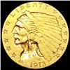Image 1 : 1913 $2.50 Gold Quarter Eagle CLOSELY UNCIRCULATED