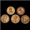 Image 1 : [5] 1863 Varied U.S. Tokens HIGH GRADE