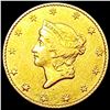 Image 1 : 1849 Open Wreath Rare Gold Dollar CLOSELY UNCIRCULATED
