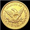 Image 2 : 1853 $2.50 Gold Quarter Eagle CLOSELY UNCIRCULATED