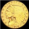 1914-D $2.50 Gold Quarter Eagle UNCIRCULATED