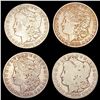 [4] 1899-S&1900-S Morgan Silver Dollar NICELY CIRCULATED