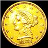 Image 1 : 1878-S $2.50 Gold Quarter Eagle CLOSELY UNCIRCULATED