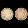 Image 1 : [2] 1905&1905-O Barber Half Dollar NICELY CIRCULATED