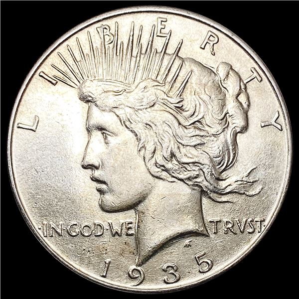 1935 Silver Peace Dollar CLOSELY UNCIRCULATED
