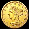 1879 $2.50 Gold Quarter Eagle UNCIRCULATED
