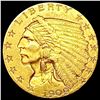 Image 1 : 1909 $2.50 Gold Quarter Eagle UNCIRCULATED