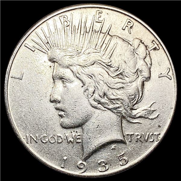 1935 Silver Peace Dollar CLOSELY UNCIRCULATED