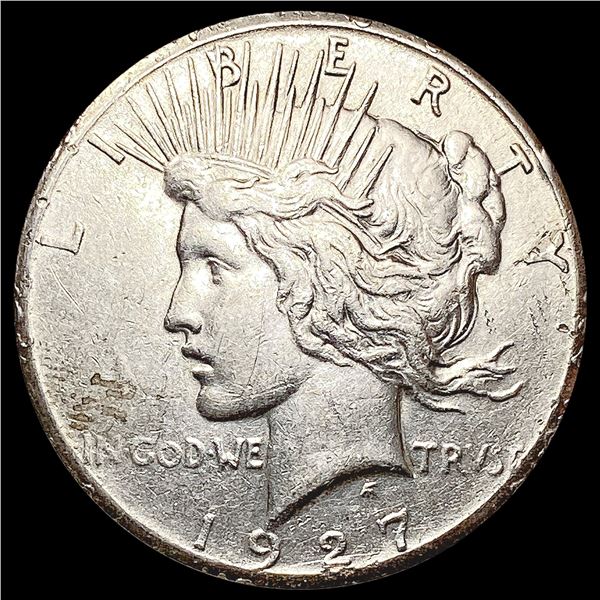 1927 Silver Peace Dollar CLOSELY UNCIRCULATED