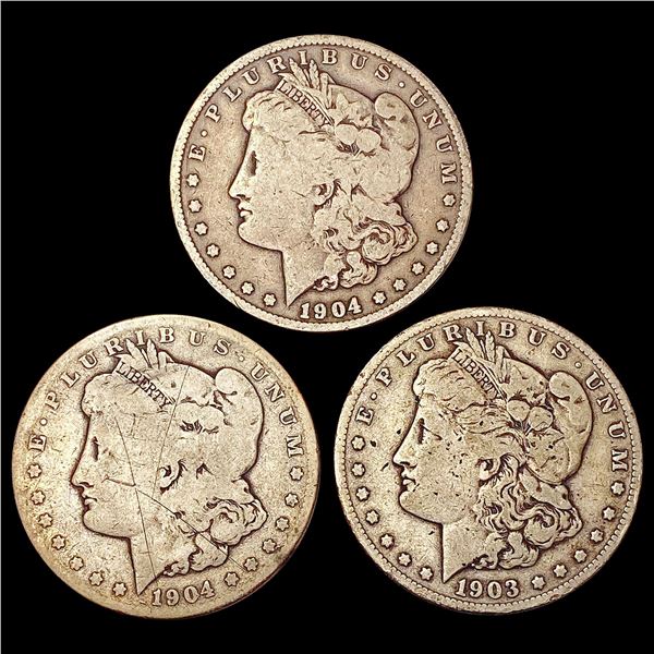 [3] 1903-1904 Morgan Silver Dollar LIGHTLY CIRCULATED