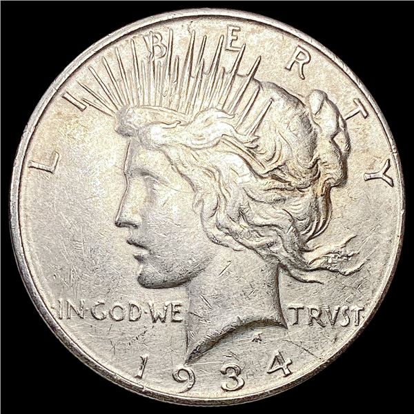 1934-D Silver Peace Dollar CLOSELY UNCIRCULATED