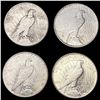 Image 2 : [4] 1922&1924-S Silver Peace Dollar HIGH GRADE