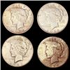 Image 1 : [4] 1922&1923-S Silver Peace Dollar HIGH GRADE